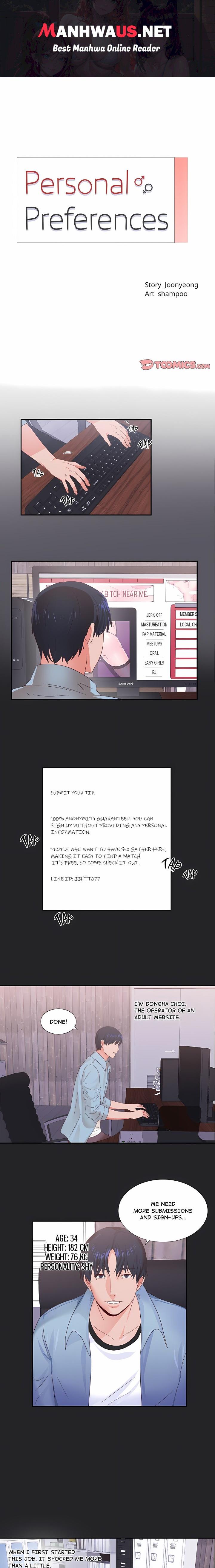 Personal Preferences - Chapter 1 Page 1