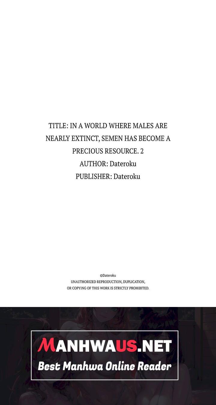 In a World Where Males Are Nearly Extinct, Semen Has Become a Precious Resource - Chapter 28 Page 7